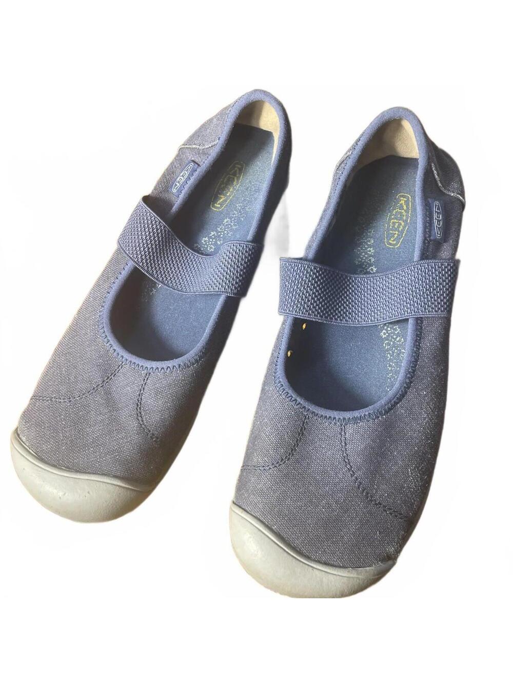 KEEN Mary Jane  Shoes Women's 9.5 Blue Elastic Strap Casual